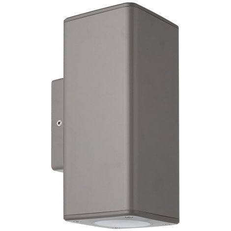 FAB 127261028 Apply Außen Yopol 2xgu10 Grau Polycarbonat 18,6x7,6x9,9 Cm Ip54 (1/3)