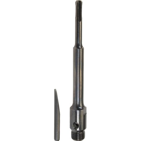 Silverline – Porte-trépan SDS-Plus 200 mm – Accessoire pour perforateur béton armé – Coupe nette sans éclat – 124518