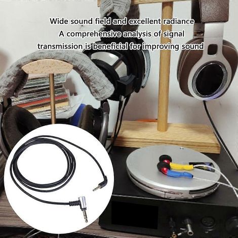 Câble d'extension 3,5 mm vers 2,5 mm pour casque gaming B&W P9/P7 (1/4)