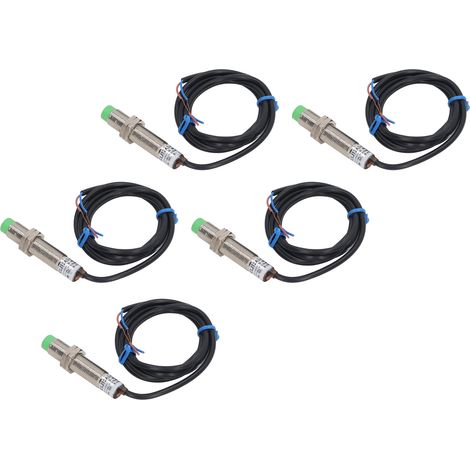 5PCS Capteur de Proximité M18x1 Détecteur de Présence Sans Contact 2 Fils Normalement Fermé 90-250VAC (1/5)