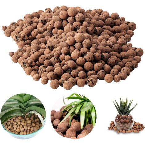 Argile Expansée, Billes d'argile, Billes d'argile pour Plante, 8-14 mm Argile Expansée pour Plantes en Pot, pour Drainage Et Hydroponie, 2L (1/5)