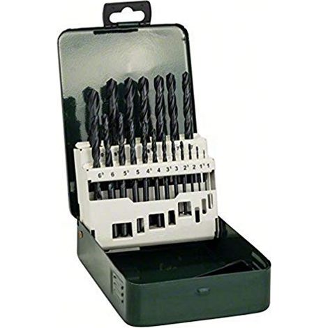SET PUNTE METALLO HSS-R DIN 338 19 PZ (1/4)