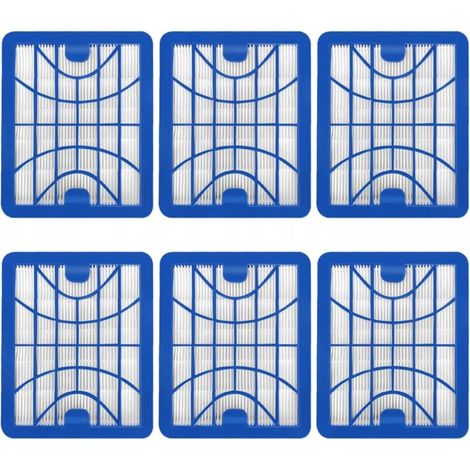 Lot de 6 filtres HEPA H13 pour aspirateurs Zelmer Odyssey Jupiter et Syrius (1/5)