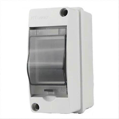 Boîte de jonction électrique HT IP65 étanche pour extérieur, avec couvercle et interrupteur HT2 (1/5)