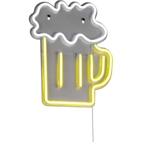 Wandleuchte Wandlampe Flurleuchte Acryl transparent LED SMD Schnurschalter H 36 cm (1/5)