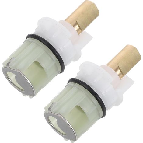 Kit de Cartouches de Robinet Blanc 2 Pièces en Laiton et Pp (1/5)