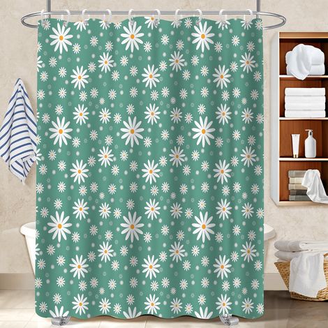 Rideau de douche en polyester 180x180 dessin cache baignoire pour maison de campagne (1/5)