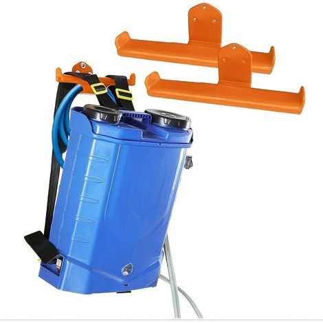 Support pour souffleur à dos, support mural pour pulvérisateur à dos, accessoires d'entretien de pelouse, rangement pour garage, support pour désherbeur, rangement pour garage, lot de 2 (1/4)