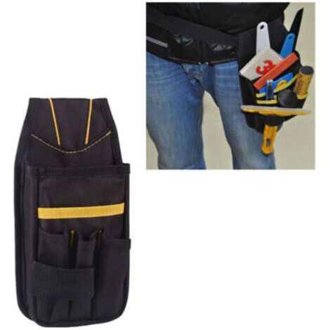 Ceinture porte-outils imperméable en nylon 8 poches pour outils Système de transport facile Compact 22cm x 13cm (1/4)
