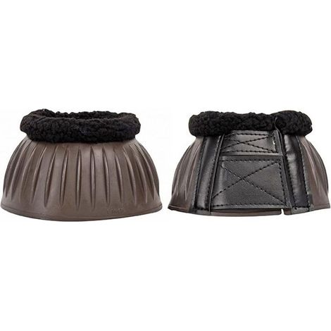 Extra full, Nero: Paraglomi in gomma chiusura tessuto a strappo modello Economic Plus (1/5)