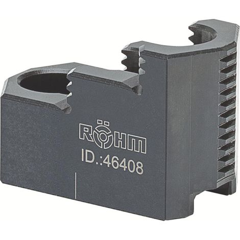 Mascelle di inversione Röhm misura 250/315, set 2 ganasce, dentatura a punta 90° - 046435.