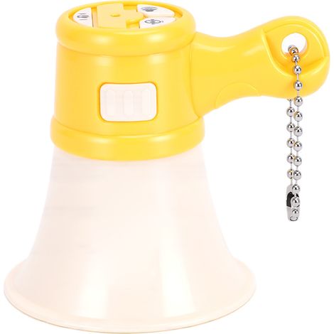Mini megafono giocattolo ergonomico portatile amplificatore vocale da appendere giallo (1/5)