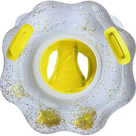 Bébé Bouée Gonflable Siège Flottant avec Poignées, 55cm, Paillettes - (1/2)