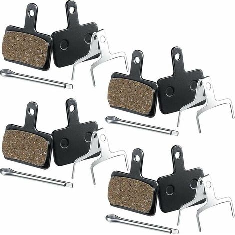 Pares pastillas freno bicicleta, para TRP Tektro Shimano Deore Br-M575/M525/M515/T615/T675/M505/M495/M486/M485/M475/M465/M447/M446/M445/M416/M415/M395/M375 (resina) (1/4)