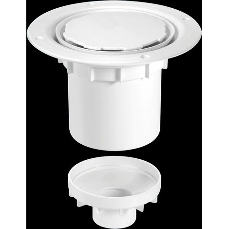 McAlpine TSG2WH-NSC 75mm Water Seal Trapped Gully& Outlet (1/2)