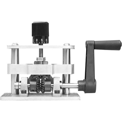 Dénudeur de fil domestique portable, outil de dénudage en alliage d'aluminium, Machine à éplucher les câbles en cuivre avec manivelle pour un diamètre de 2 à 20 mm (1/5)