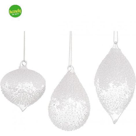 Pendaglio in vetro Cheery Bizzotto trasparente modelli assortiti