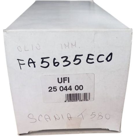 Filtro olio motore marca ufi codice filtro 2504400