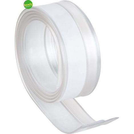 Paraspifferi Geko in pvc per porta m1 cm2,8 trasparente (1/2)