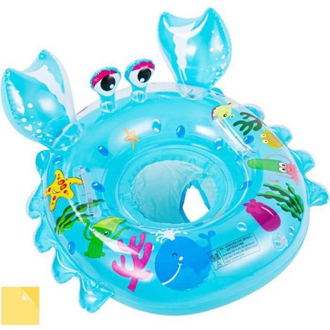 Bébé Siège De Piscine Avec Kit De Patch Anneau De Natation Enfant Bague De Natation Flottante Bouée Siège Gonflable Pour Bébé[F25] (1/5)