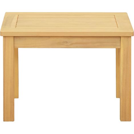 vidaXL Coffee Table Light Acacia 50 x 35 x 36 cm Solid Acacia Wood