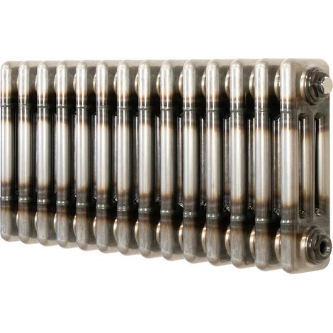 Traditional 3 Column Radiator - 300 x 650mm - Raw Metal (1/5)