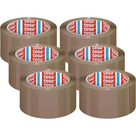 tesa 04195-00001-04 Ruban adhésif d'emballage tesapack® marron (L x l) 66 m x 50 mm 6 rouleau(x) (1/5)