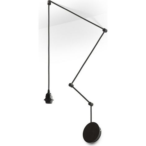 Lampadario Lampada SPIDER I set da sospensione nero 230V E27 15W