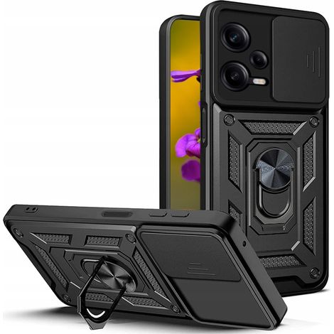 Custodia per Xiaomi Redmi Note 12 5G DEFENDER SLIDE ARMOR BACK + VETRO