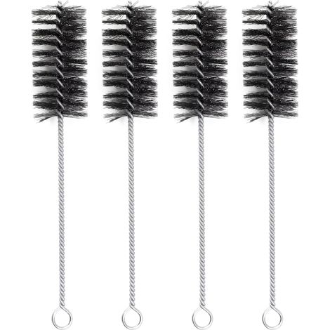 4pcs Stove Pipe Brush Ø 40 mm Chimney Brush, Chimney Cleaner Cleaning Brushes Chimney Cleaning Brush Chimney Cleaning Kit for Difficult Corners (1/5)