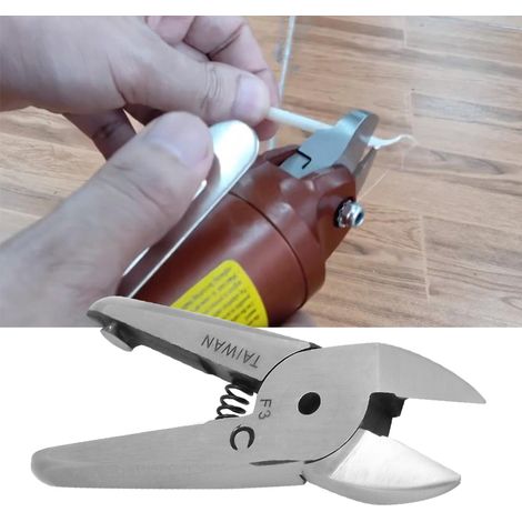Tête de coupe pneumatique de rechange, tête de ciseaux à air compatible avec la coupeuse pneumatique HS10 (F3) (1/5)