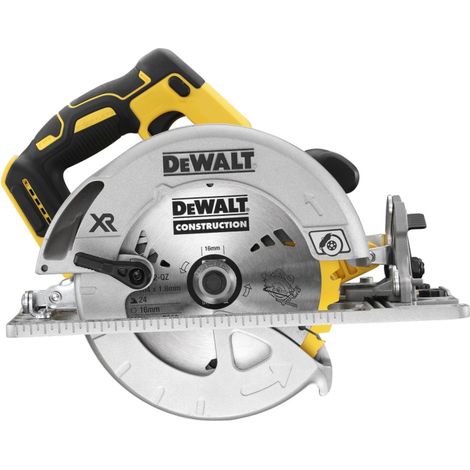 Dewalt – Scie circulaire 18V 184 mm – Moteur Brushless – Profondeur de coupe 65 mm – Pour bois dur et teck – Machine seule sans batterie ni chargeur