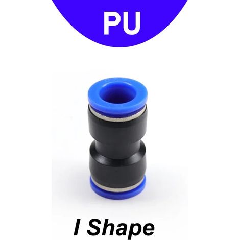 (PU-OD 8 mm) 50 raccords pneumatiques série ODPY/PU/PV/PE, raccords rapides pour tuyaux d'air comprimé (1/5)
