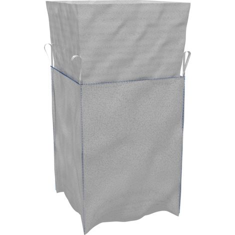 BIG-BAG 909090 CM BIANCO, APERTO CON COLLARE - MG-300-0010