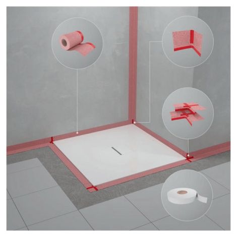 Système d'étanchéité VB Sopro pour tous DWn et installation 940911 260x300x103mm (1/2)