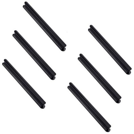 6er-Pack Küchenschranktürgriffe, 180 mm lang (160 mm Lochmitte), Küchenschubladengriffe, Schranktürgriffe, Schrankschiebetürgriffe