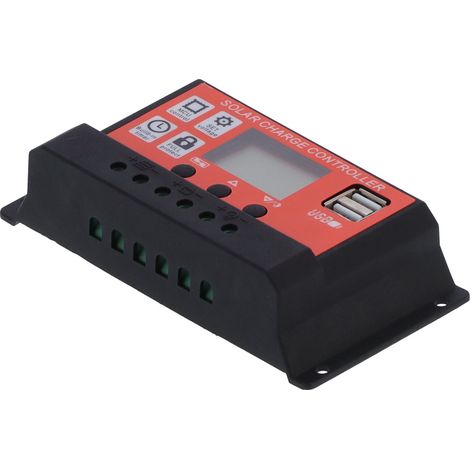 30A 12V/24V MPPT-Solarladeregler, intelligentes LCD-Display, digitaler Batterieregler, automatischer Solarmodulregler (1/5)