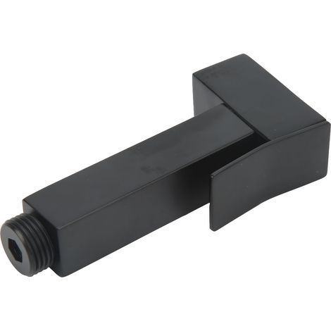 Évier noir carré en acier inoxydable 304, pistolet de lavage grand débit pour douchette hygiénique (pistolet simple - noir) (1/5)