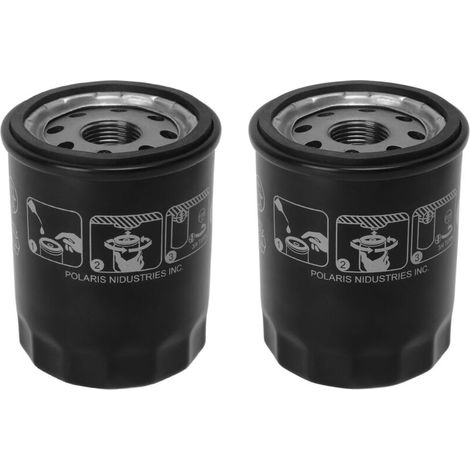 Filtre à Huile 2 Pièces Filtre à Huile 2540086 Remplacement Cylindrique en Acier pour RANGER 1000XP PS CREW R01 2019. (1/5)