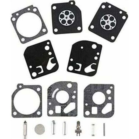 15pcs RB-29 Carburateur Kit de Réparation Membrane Joints Tronconneuse pour ZAMA C1U,Homelite UT-20004-A-B UT-20024-A-B UT-20044-A-B,Ryobi 26cc&30cc (1/4)