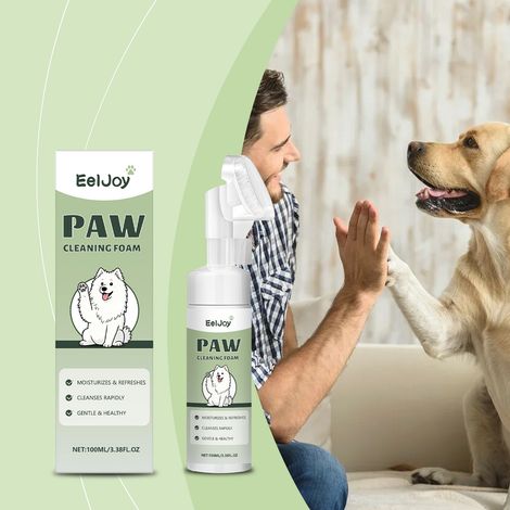 Nettoyant pour pattes d'animaux avec une mousse riche et facile à rincer rafraîchit et nettoie, élimine les odeurs et la saleté soin quotidien – 100 ml (1/5)