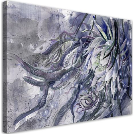 Tableau sur toile Fleur de la reine de la nuit 60x40 (1/5)
