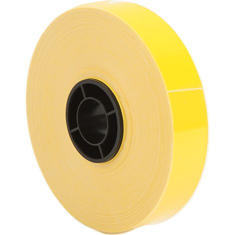 Étiquette d'impression 16m x 12mm, ruban adhésif transparent imperméable, remplacement pour MAX LM 550A, couleur jaune, résistant à l'eau, bande de 16 mètres. (1/5)
