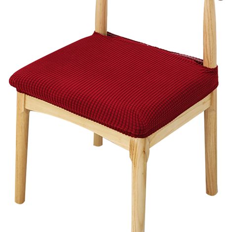 Housse De Siege De Chaise - Extensible Jacquard - Pour Salle A Manger Cuisine Salon - 4 Pieces (1/5)