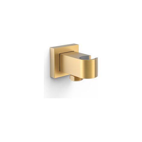 Support fixe avec arrivée d’eau pour douchette Or Mat 24K - TRES 20218221OM (1/2)