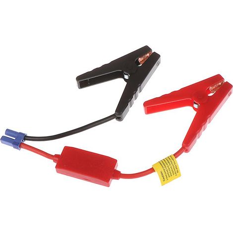Câble de démarrage avec pinces de démarrage pour batterie de voiture, empêche la charge inverse (1/3)