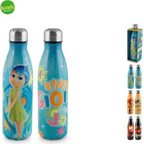 Bottiglia termica H&H Inside Out in acciaio inox 0,5 litri personaggi e colori assortiti