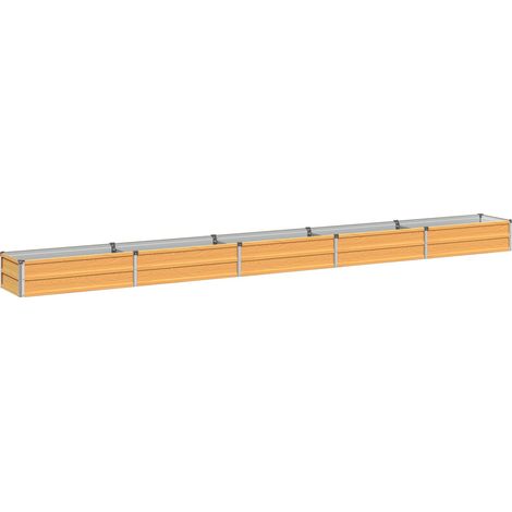 Cama de Jardín Elevada Madera natural 400 x 40 x 24 cm vidaXL