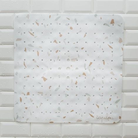 Baby Shower Mat - 53 cm x 53 cm - Terrazzo Pattern - Mat for Shower (1/3)