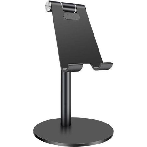 1 Support Tablette, Aluminium Réglable, Multi-Angle, Télescopique, Compatible 4-13 Pouces (1/5)